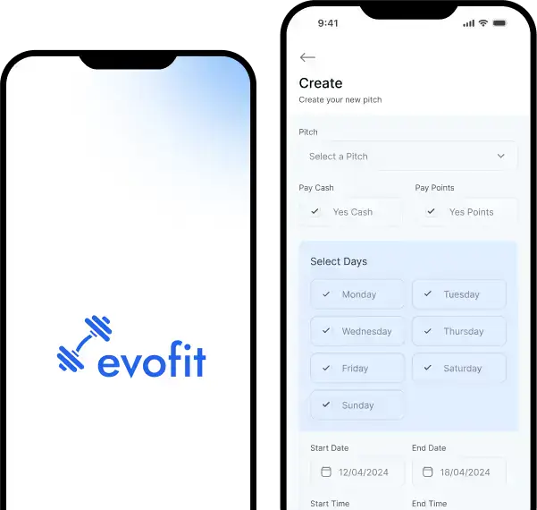 EvoFit interface